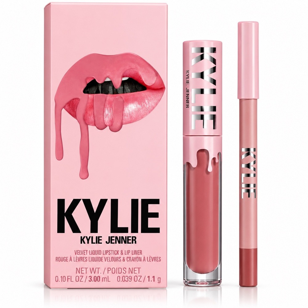 Kylie Cosmetics Velvet Lip Kit 705 Charm Liquid Lipstick Lip Liner NEW